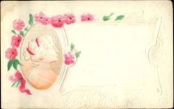 Blank Flowers Postcard