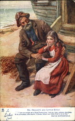 Mr. Peggotty And Little Emily Postcard