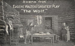 Scene From Eugene Walter's Greatest Play The Wolf Theatre Postcard Postcard