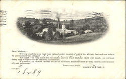 Hopewell Mills Advertising Postcard Postcard