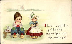 Dutch Kids Postcard