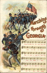 Marching Through Georgia Postcard