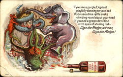 Sign the Pledge Drinking Postcard Postcard