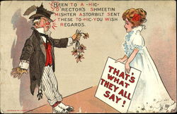 Proposal Drinking Postcard Postcard