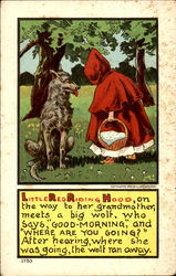 Little Red Riding Hood Postcard