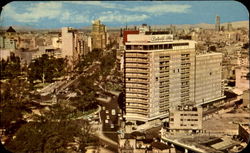 Panoramica De La Ciudad De Mexico Postcard Postcard