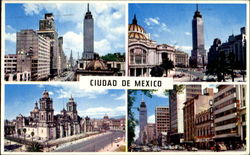 Ciudad De Mexico Postcard Postcard