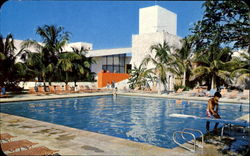 The Swimming Pool At The El Presidente Hotel Postcard