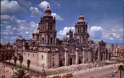 The Largest Cathedral In Mexico Postcard Postcard