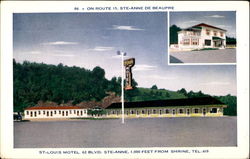 On Route 15 Ste-Anne De Beaupre Canada Misc. Canada Postcard Postcard