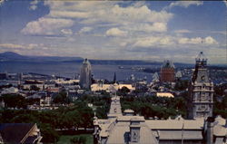 View Of Upper Town Overlooking The St. Lawrence Postcard