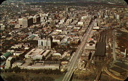 An Aerial View Of Part Of Winnipeg Manitoba Canada Postcard Postcard