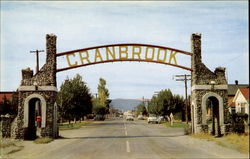 The East Entrance To Cranbrook British Columbia Canada Postcard Postcard