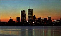 Twilight Skyline Toronto, ON Canada Ontario Postcard Postcard