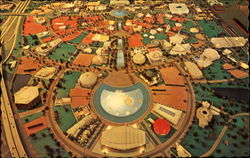 Model Of The New York World's Fair 1964-65 1964 NY Worlds Fair Postcard Postcard