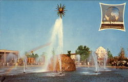 The Solar Fountain 1964 NY Worlds Fair Postcard Postcard