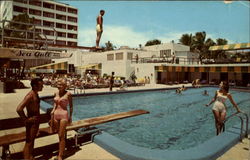 The Sea Gull Hotel, 21st Street Miami Beach, FL Postcard Postcard