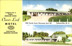 Clover Leaf Motel Postcard