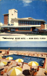 The Mercury Resort Motel Miami Beach, FL Postcard Postcard