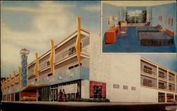 The Sorrento Motel Swimming Pool, Kentucky And Pacific Avenues Postcard