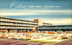 Colony Resort Motel Postcard