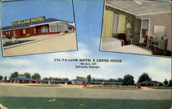 Syl-Va-Lane Motel & Coffee House, U. S. 301 Sylvania, GA Postcard Postcard