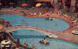 New Jack Tar Hotel Pool Galveston, TX Postcard Postcard