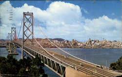 San Francisco - Oakland Bay Bridge California Postcard Postcard