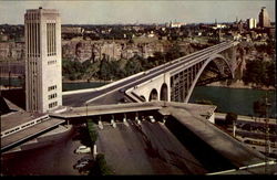 Singing Tower And Rainbow Bridge Niagara Falls, NY Postcard Postcard