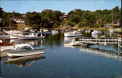 A Quiet Morning Scene Of Perkins Cove Ogunquit, ME Postcard Postcard