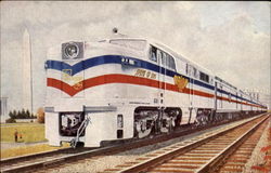 Freedom Train Postcard Trains, Railroad Postcard Postcard