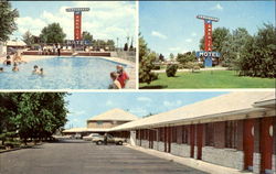 Crossroads Of America Motel, Route 40 National Road Postcard