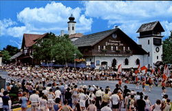 Bavarian Festival Parade Frankenmuth, MI Postcard Postcard