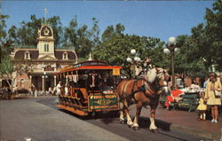 Horse-Drawn Streetcar Postcard