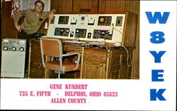 Gene Kundert, 735 E. Fifth Delphos, OH Postcard Postcard