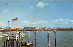 Shelter Haven Motel And Shelter Haven Basin Stone Harbor, NJ Postcard Postcard