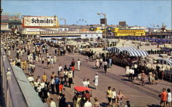 Famed Boardwalk Atlantic City, NJ Postcard Postcard