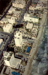 Luxurious Ocean Front Hotels Miami Beach, FL Postcard Postcard