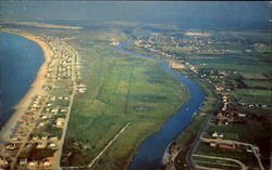 Aerial Of Lewes Postcard