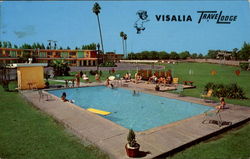 Visalia Trave Lodge, 4645 W. Mineral King Avenue California Postcard Postcard