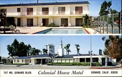 Colonial House Motel, 747 No. Oxnard Blvd California Postcard Postcard