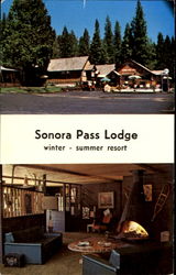 Sonora Pass Lodge Postcard