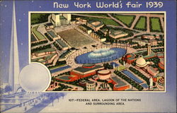 Federal Area Lagoon Of The Nations And Surrounding Area Postcard