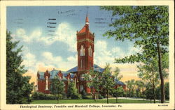 Theological Seminary, Franklin And Marshall College Lancaster, PA Postcard Postcard