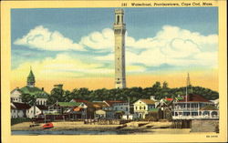 Waterfront Provincetown, MA Postcard Postcard