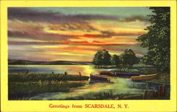 Greetings From Scarsdale Postcard