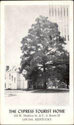 The Cypress Tourist Home, 202 W. Madison St. & U. s. Route 23 Louisa, KY Postcard Postcard