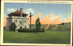 Millet Cross And British Redoubt, Old Fort Niagara Postcard