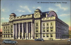 Northwestern Passenger Station Postcard