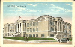 High School East Postcard